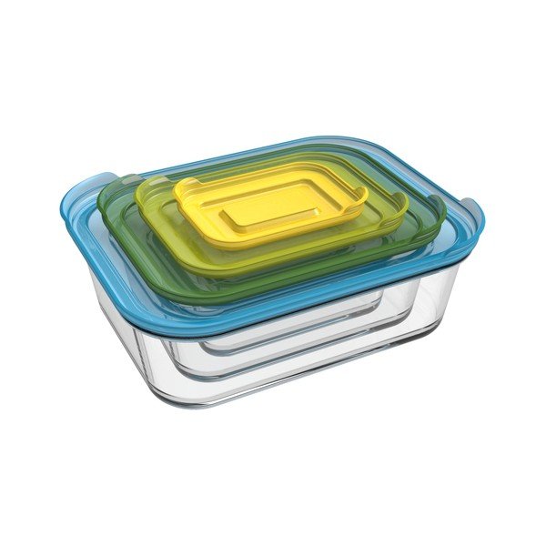 Set di 4 scatole per alimenti in vetro Nest - Joseph Joseph-image-2