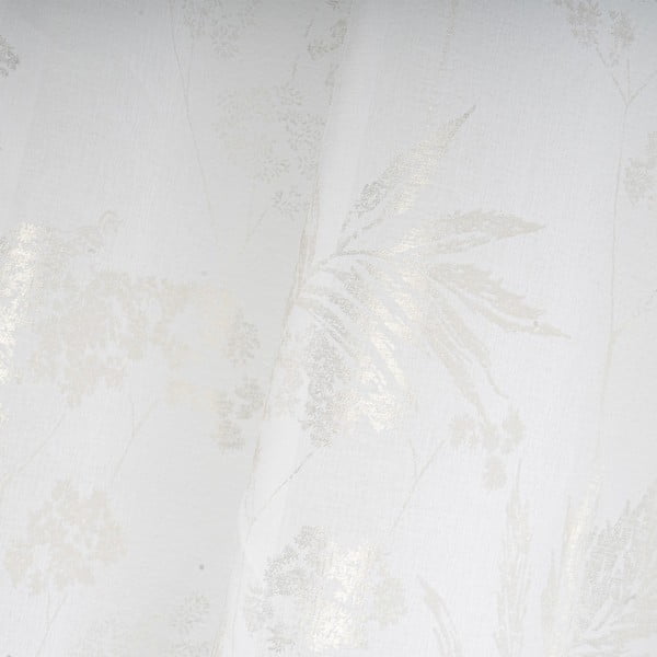 Tenda sottile bianca/argentata 140x260 cm Bonsái – Casa Selección-image-3
