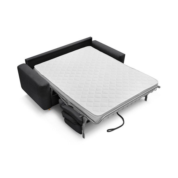 Divano nero per il riposo quotidiano/allungabile 200 cm Cocoone – Bobochic Paris-image-3