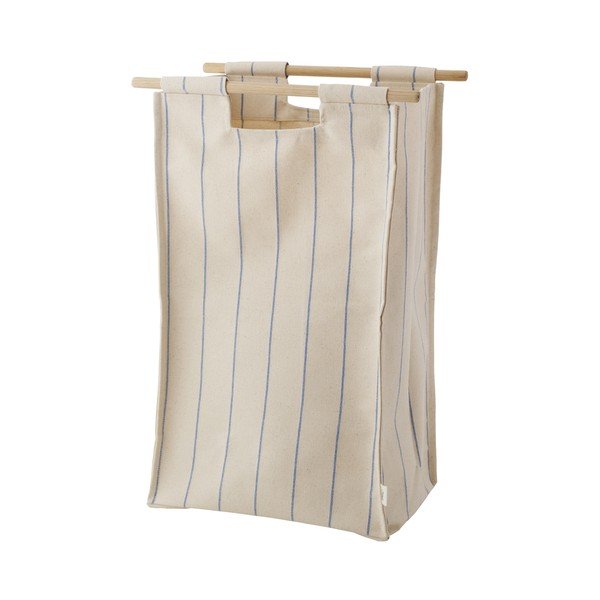 Cesta per il bucato da parete beige in tessuto BagUp – ReCollector