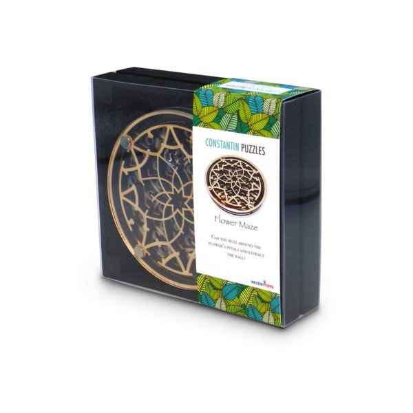 Rompicapo  con elementi in legno Flower Maze - RecentToys-image-1