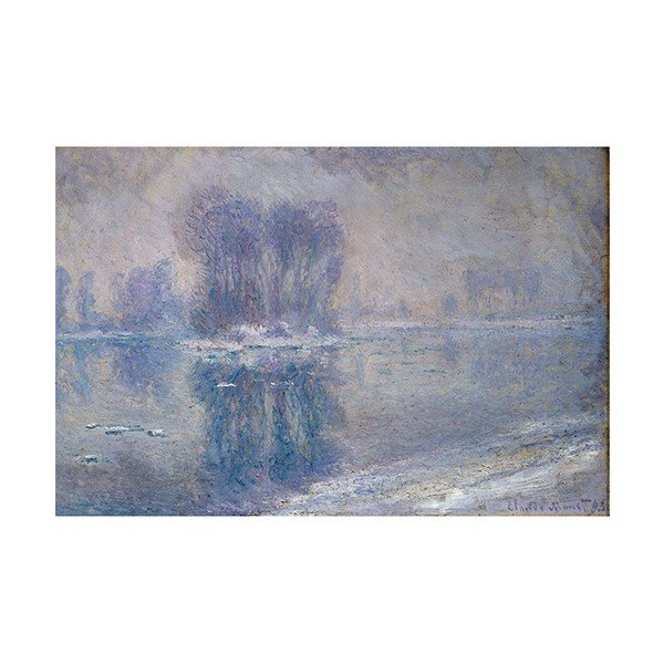 Obraz Claude Monet - Ice Floes, 70x45 cm