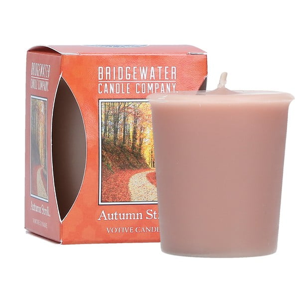 Candela votiva Autumn walk, durata di combustione 15 ore Autumn Stroll - Bridgewater Candle Company