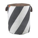 Cesta per il bucato grigia/color crema in tessuto 5 l Diagonal – Mette Ditmer Denmark