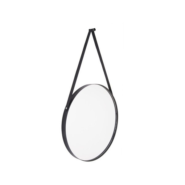 Specchio da parete con cornice nera Balanced, ø 47 cm - PT LIVING-image-3