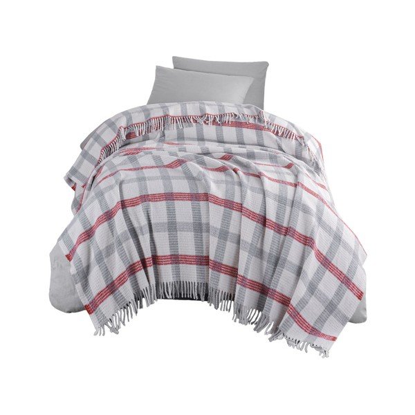 Copriletto grigio 150x200 cm Warm Soft – Mijolnir