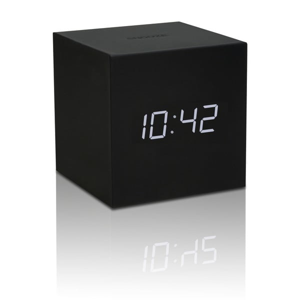 Sveglia a LED nera Cubo gravitazionale Gravity Cube Click - Gingko