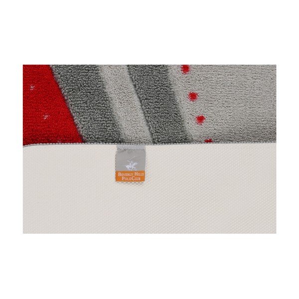 Tappeto da bagno rosso-grigio, 120 x 67 cm - Unknown-image-4