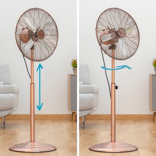 Ventilatore regolabile in rame Retro - InnovaGoods-image-1