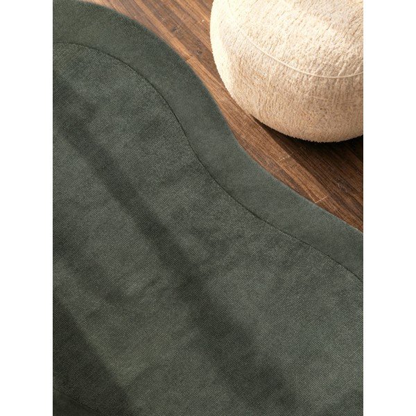 Tappeto verde scuro in misto lana tessuto a mano 125x200 cm Kari Organic – Villeroy&Boch-image-3