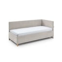 Letto da bambini con sponde beige imbottito con contenitore con rete inclusa 90x200 cm Cool – Meise Möbel