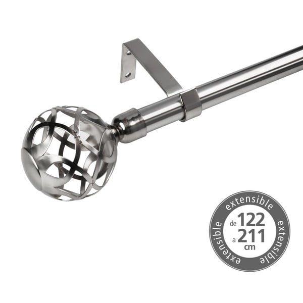 Mantovana estensibile in metallo 122 - 211 cm - Casa Selección-image-1