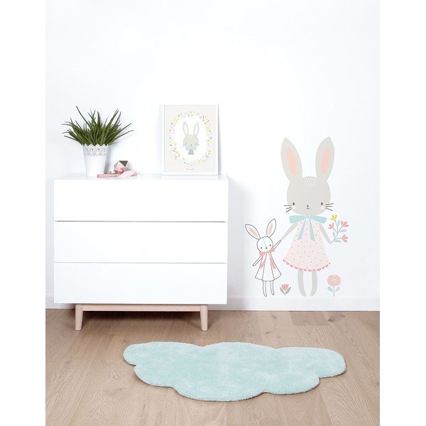 Adesivo per bambini 58x90 cm Little Miss Rabbit - Lilipinso-image-2