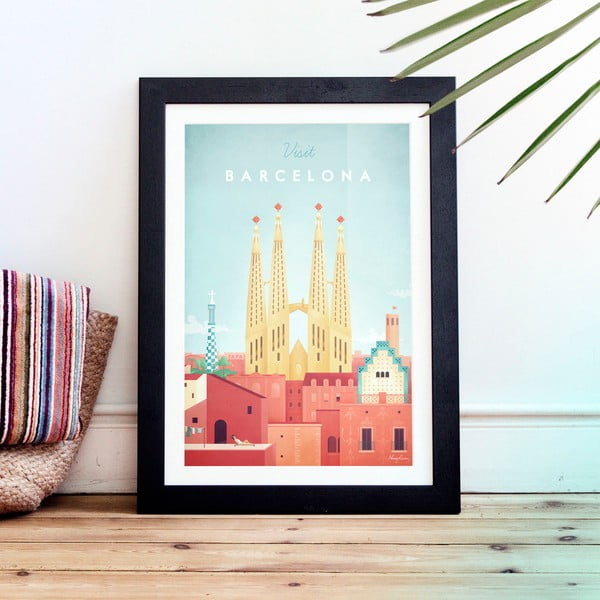 Poster , 30 x 40 cm Barcelona - Travelposter-image-1