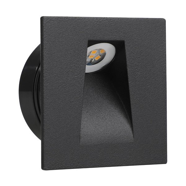 Lampada da parete LED nera MECINOS – EGLO-image-3