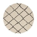 Tappeto beige e nero , ⌀ 120 cm Hash - Mint Rugs