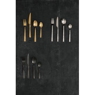 Posate in acciaio inox color argento 16 pezzi Avie - Premier Housewares