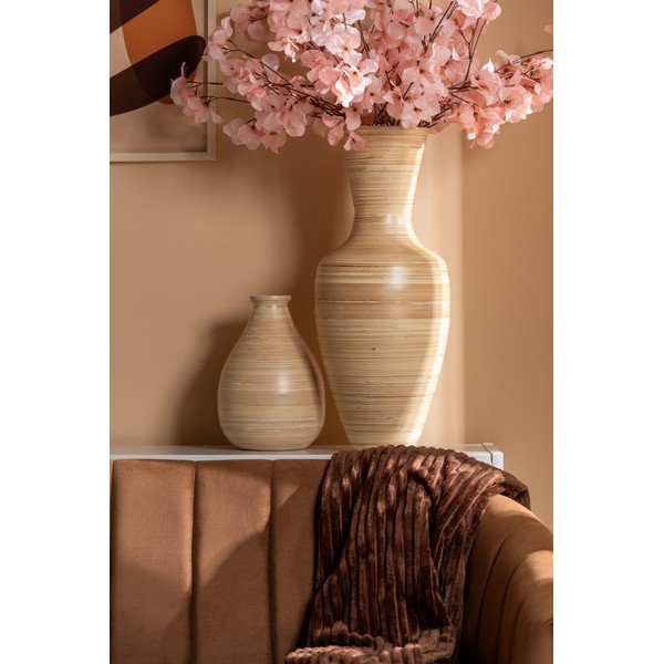 Vaso alto in bambù in colore naturale Neto - PT LIVING-image-1