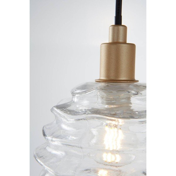 Lampadario dorato in vetro ø 15 cm Fall – Jotex-image-2