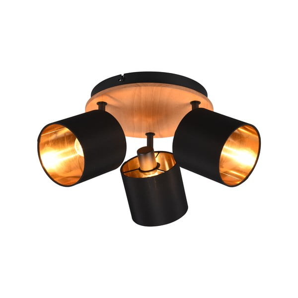 Faretto nero/di colore naturale ø 12 cm Tommy – Reality-image-2