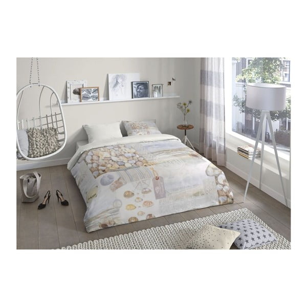 Bavlněné povlečení s potiskem Good Morning Abel, 200 x 200 cm-image-1