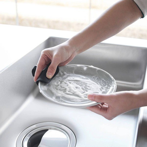 Spugna per piatti in silicone Tower – YAMAZAKI-image-2