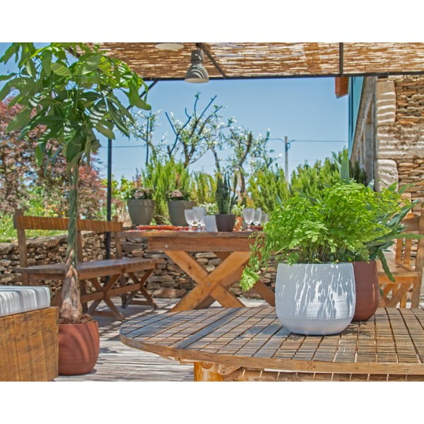 Vaso in ceramica fatto a mano ø 16 cm Aura - Artevasi-image-2