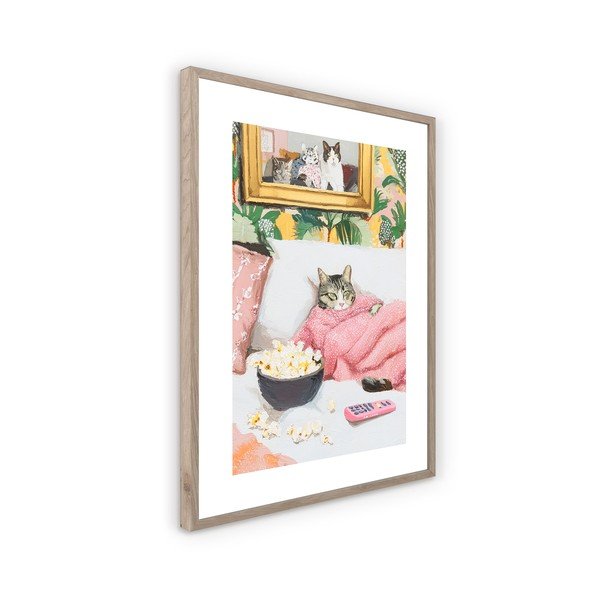 Dipinto stampato con cornice inclusa 50x70 cm Friday Evening – Styler-image-4