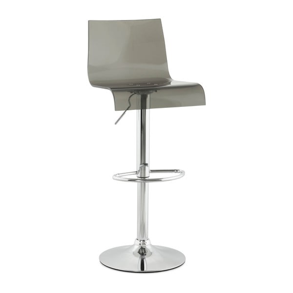 Sgabello da bar in plexi grigio - Kokoon