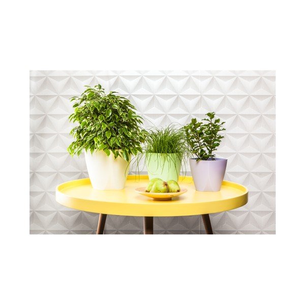 Vaso Camay Vanilla giallo chiaro, ø 18,5 cm - Plastia-image-1