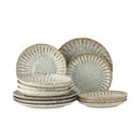 Set da pranzo in pietra 12 pz Fleur – Bloomingville