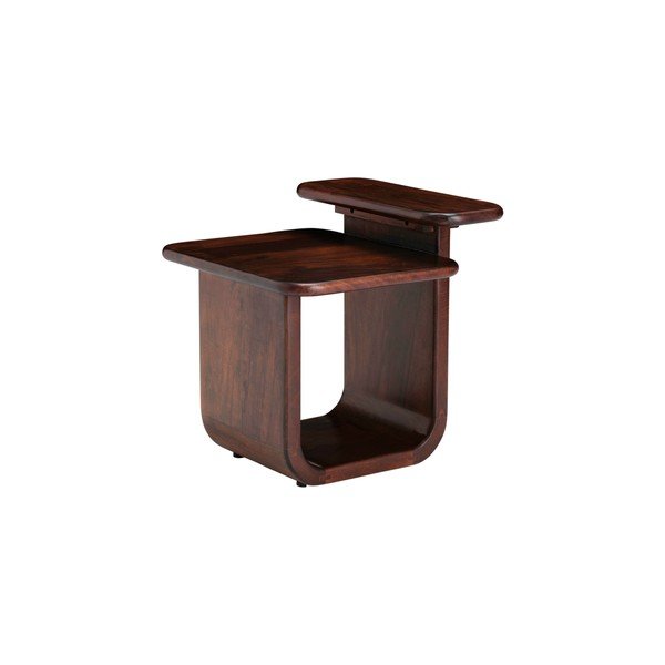 Tavolino in mango massiccio 51x51 cm Rina – Ellos Home-image-2