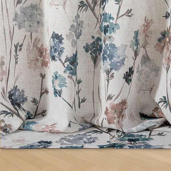 Tenda azzurra/color crema 135x250 cm Flosi – Restilo-image-4