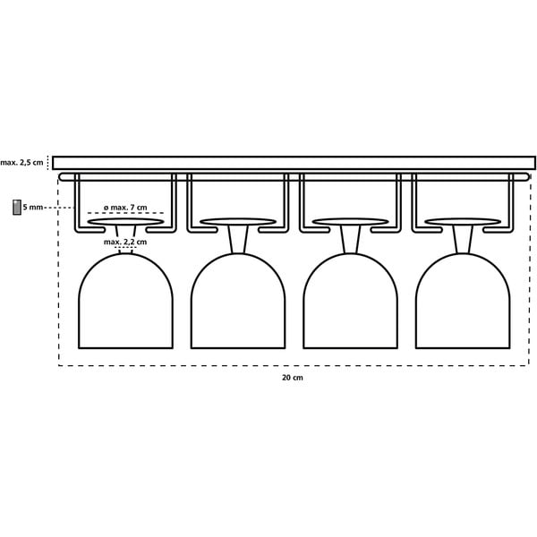 Portabicchieri da armadio - Wenko-image-3