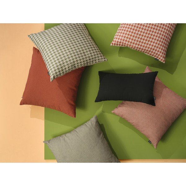 Cuscino da esterno arancione e bianco, 50 x 50 cm Poule - Hartman-image-3