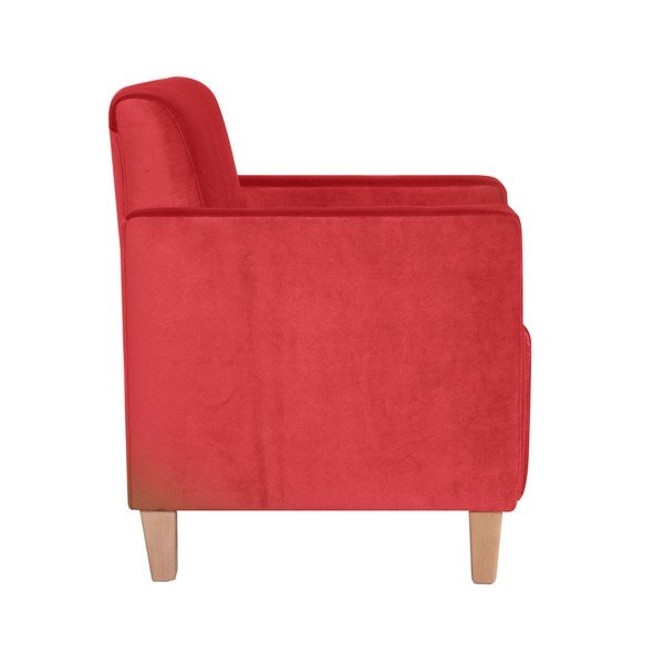 Poltrona rossa Milla Velvet - Max Winzer-image-3