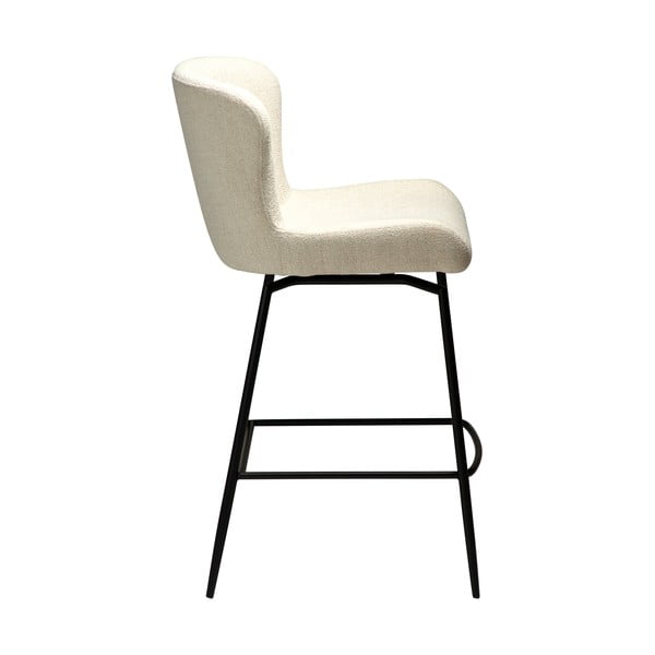 Sgabello da bar color crema imbottito (altezza della seduta 67,5 cm) Glam – DAN-FORM Denmark-image-1