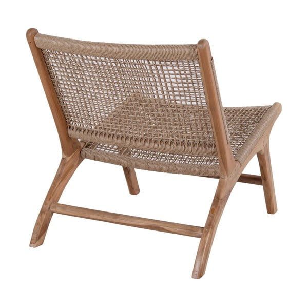 Sedia da giardino marrone in legno di teak Derby - Bonami Essentials-image-2