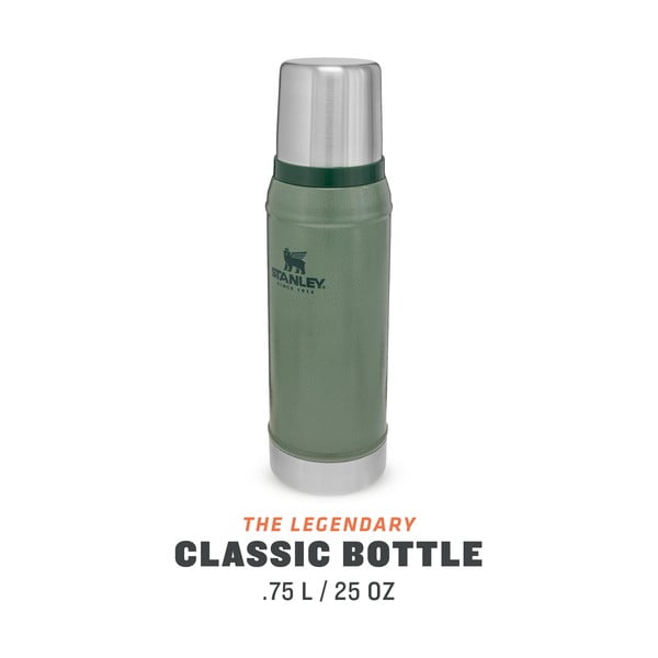 Borraccia termica verde in acciaio inox 750 ml Legendary Classic Hammer Tone Green – Stanley-image-3
