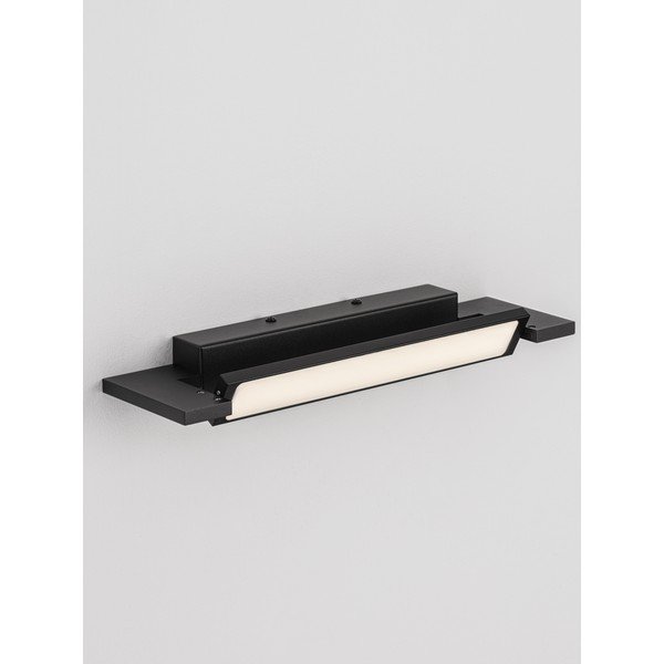Lampada da parete LED nera opaca in alluminio Livo – Nova Luce-image-2