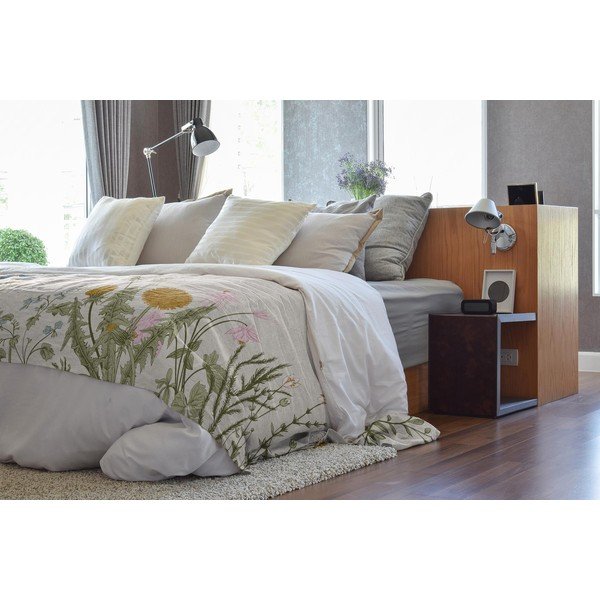 Plaid con misto cotone , 170 x 240 cm Botanic Herbs - Tierra Bella-image-1