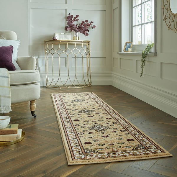 Passatoia beige 60x230 cm Sherborne - Flair Rugs-image-1