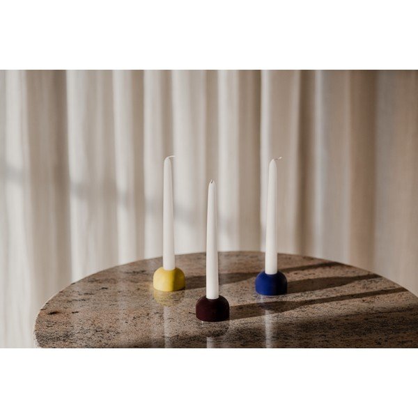 Portacandele in set in legno 3 pz Lums – noo.ma-image-3