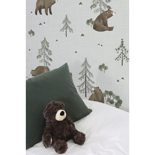 Carta da parati per bambini 10 m x 50 cm Mountain & Bears - Lilipinso-image-3