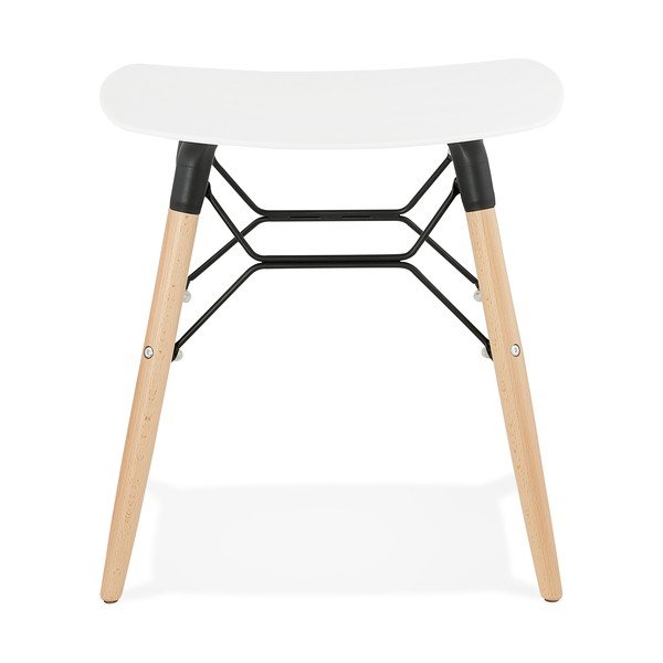 Sgabello bianco Jartel - Kokoon-image-2