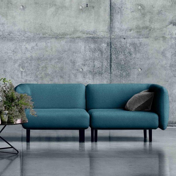 Divano turchese , 230 cm Elle - Softline-image-1
