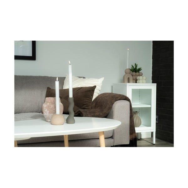 Vetrina in metallo bianco 38x70 cm Dalby - House Nordic-image-4