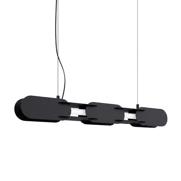 Lampadario LED nero in metallo CHAIN – Thoro