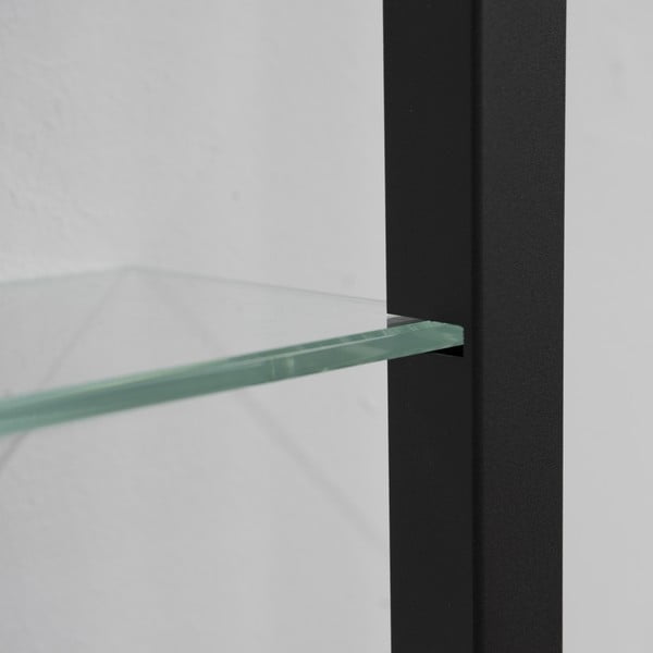 Mensola nera in metallo con ripiani multipli 46 cm Cubic – Spinder Design-image-3