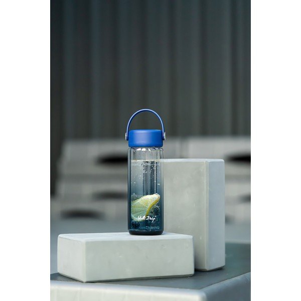 Bottiglia blu in vetro 350 ml Fuori – Vialli Design-image-4